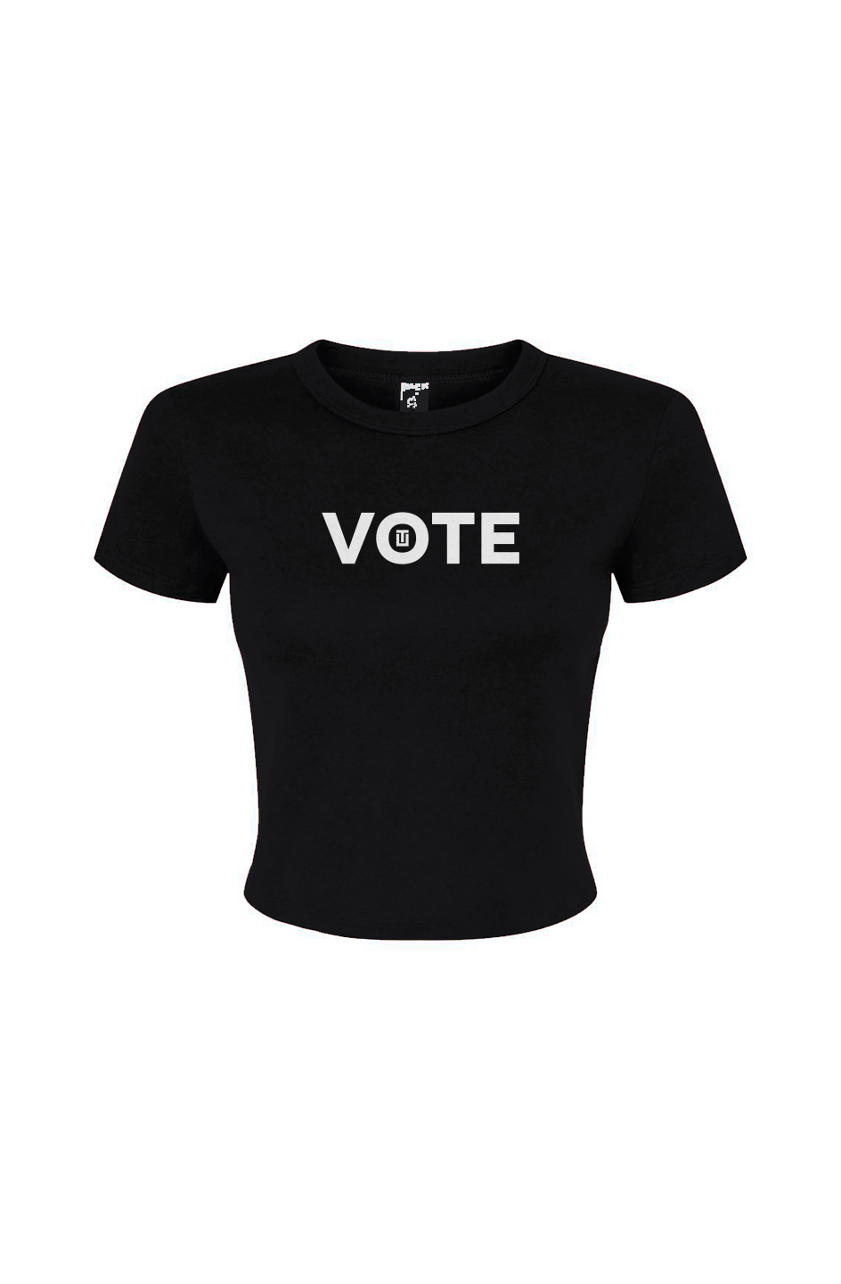 VOTE Women's Micro Rib Baby Tee