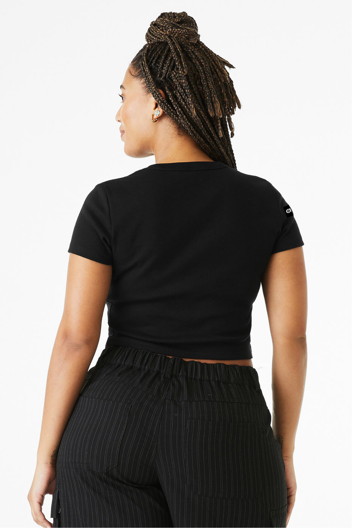 OUT Sign Statement Crop Tee