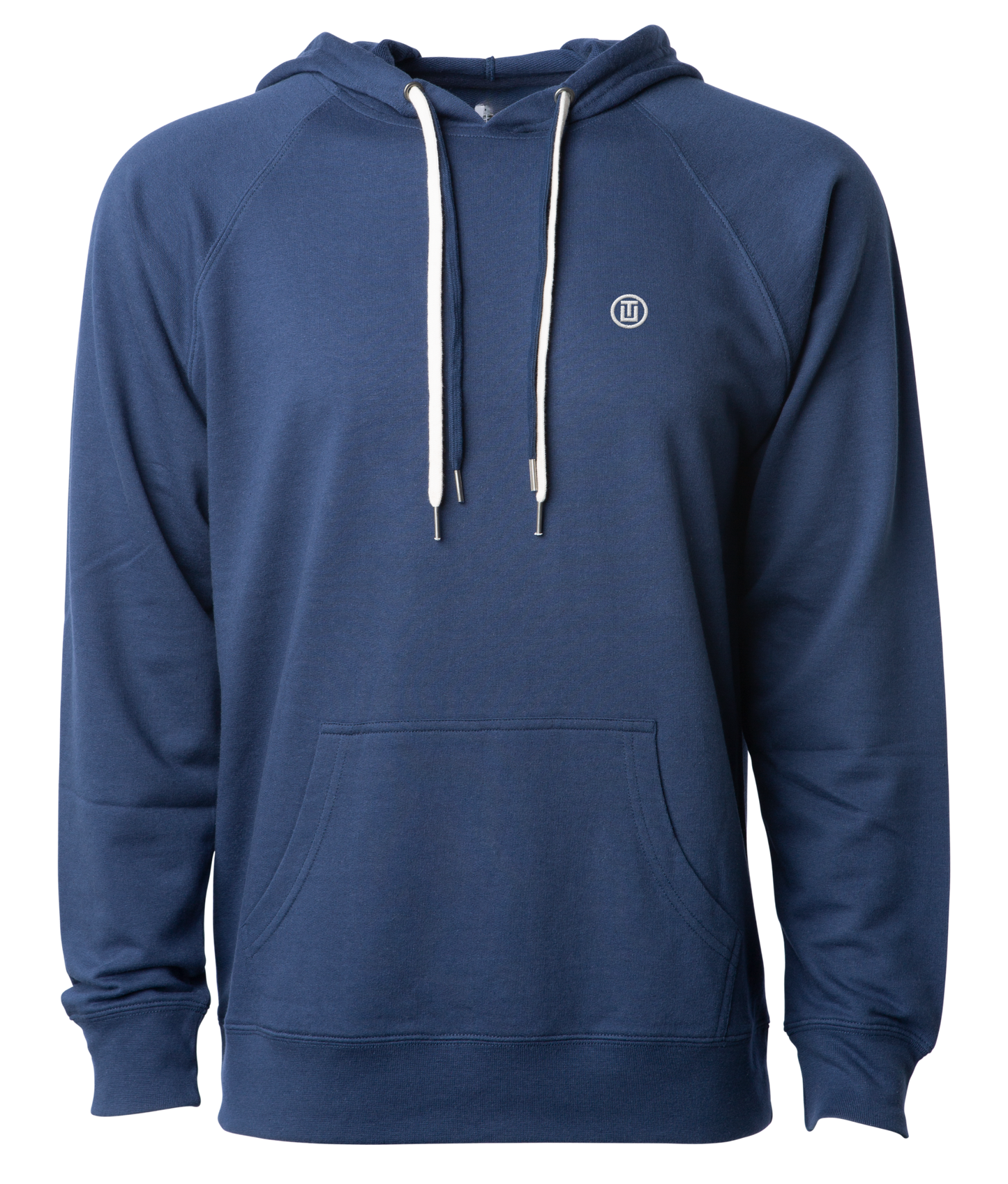 Icon Loopback Terry Hooded Sweatshirt (white logo)