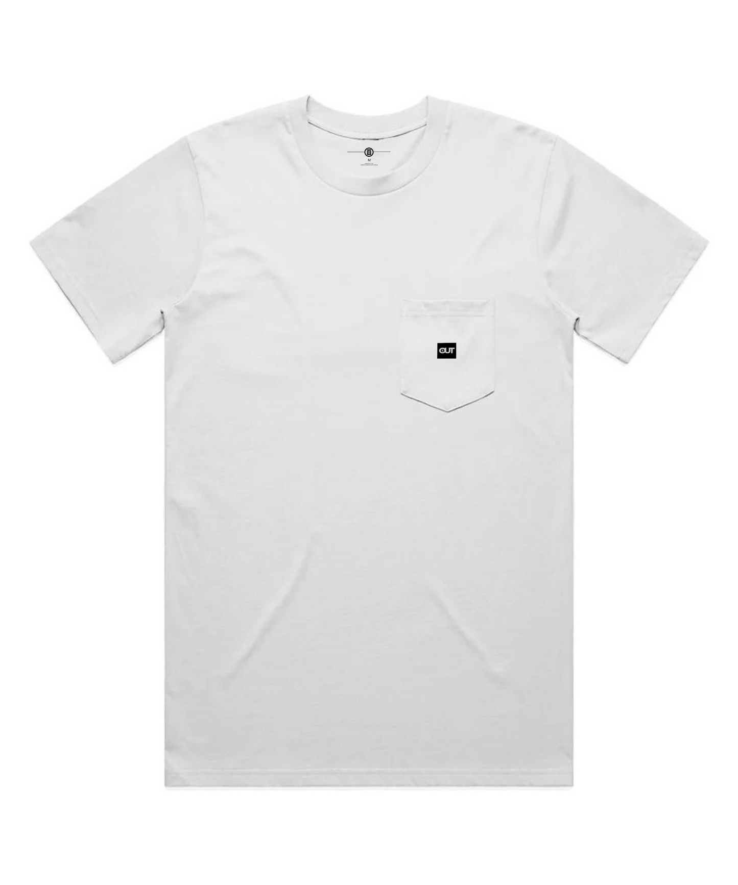 Woven label Classic White Pocket Tee