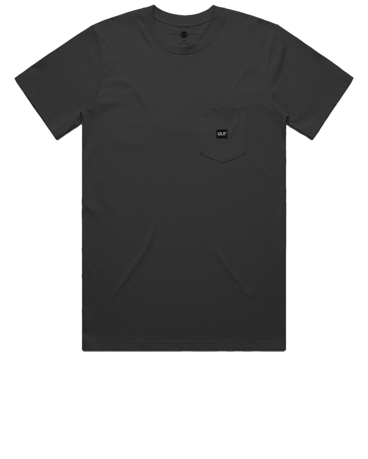 Woven label - Black Classic Pocket Tee