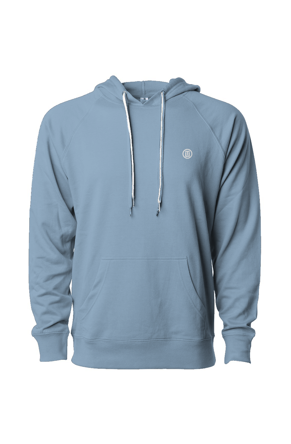 Icon Loopback Terry Hooded Sweatshirt (white logo)