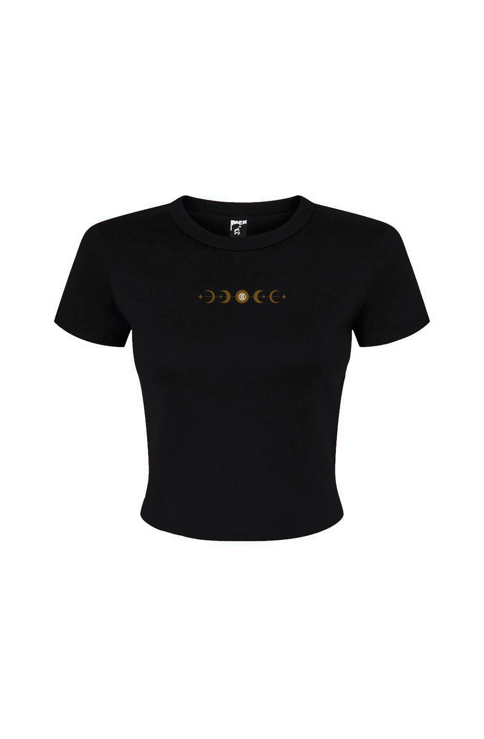 Brown astrological Women's Micro Rib Baby Tee