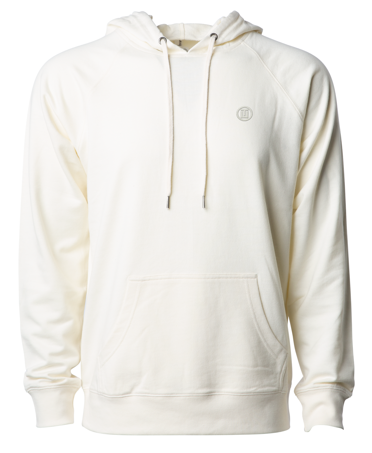 Icon Loopback Terry Hooded Sweatshirt (off white logo)