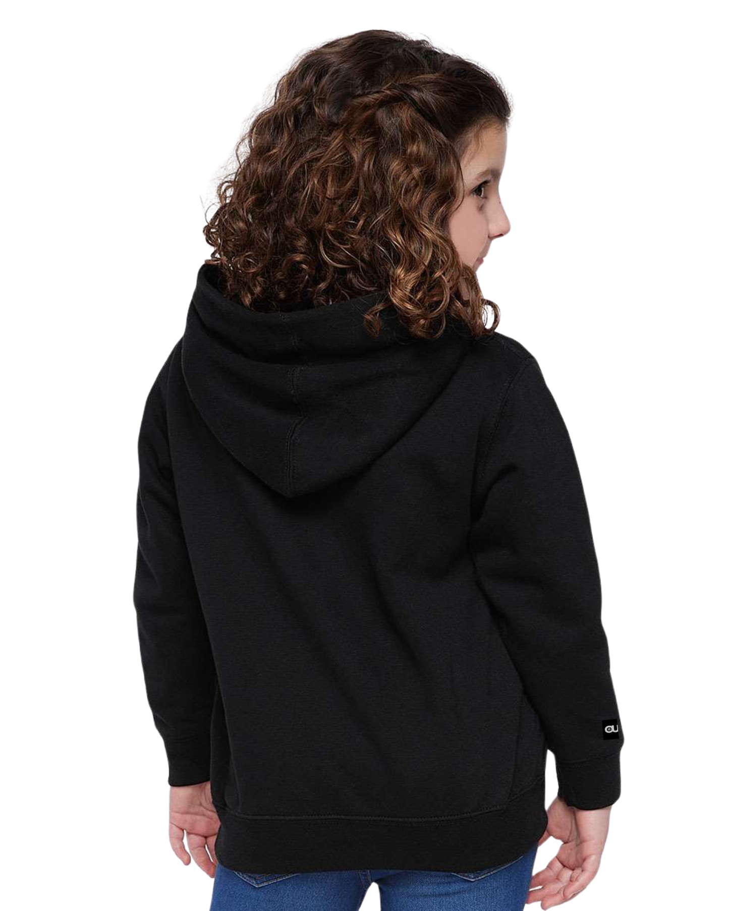 kids fleece pullover hoodie (pink outstanding)
