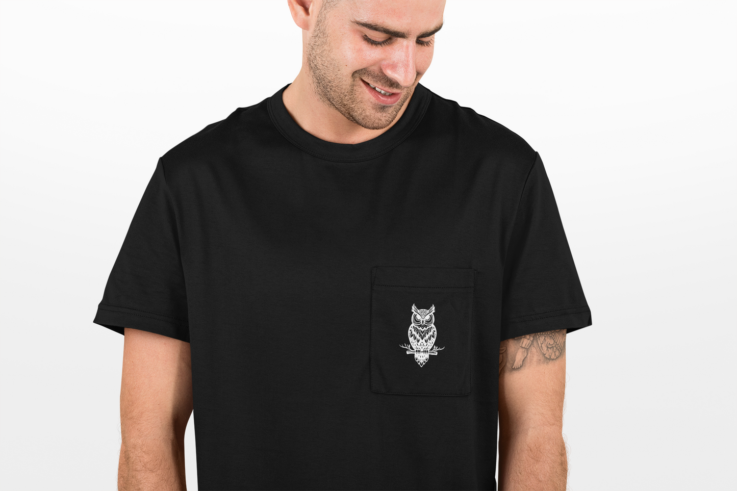 Hoot Heavyweight Pocket Tee