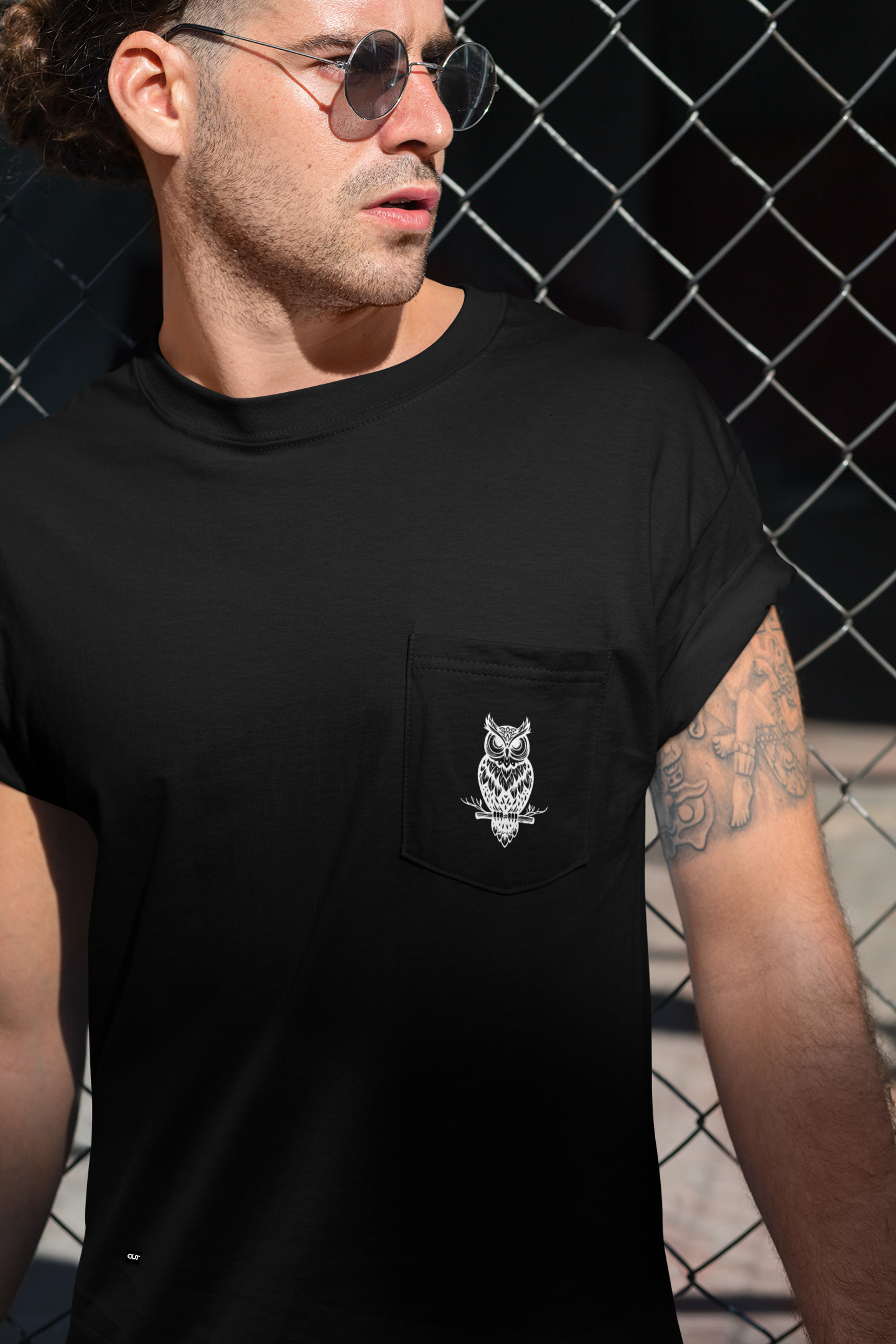 Hoot Heavyweight Pocket Tee